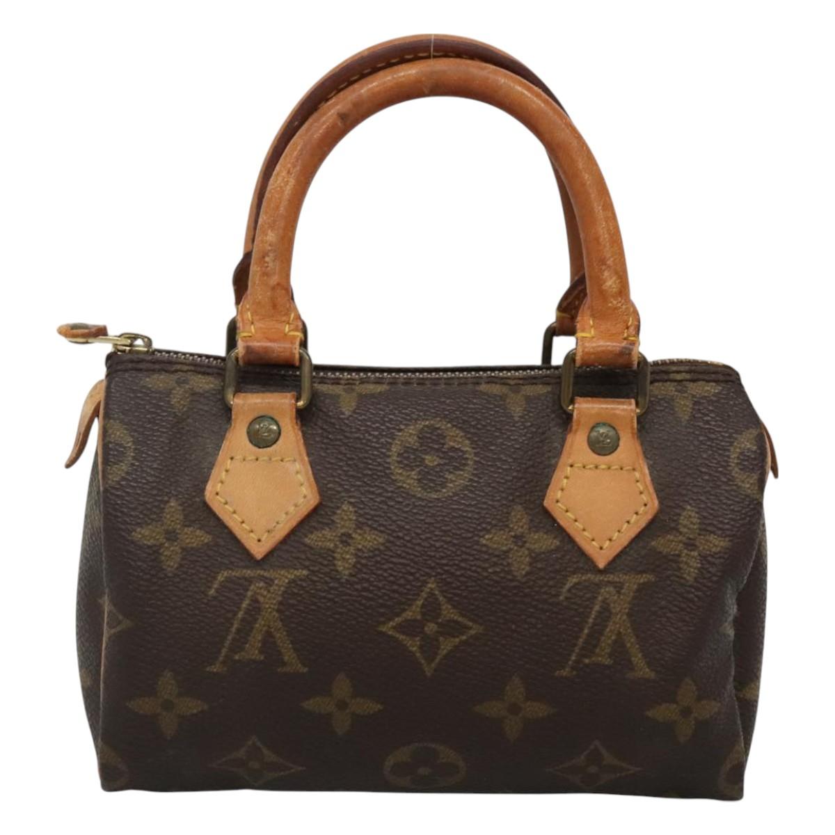 LOUIS VUITTON Monogram Mini Speedy Hand Bag M41534 LV Auth 129433