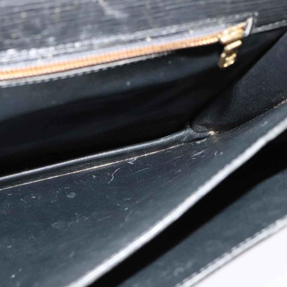 LOUIS VUITTON Epi Serviette Conseiller Bag Vintage Black M54422 LV Auth 129457
