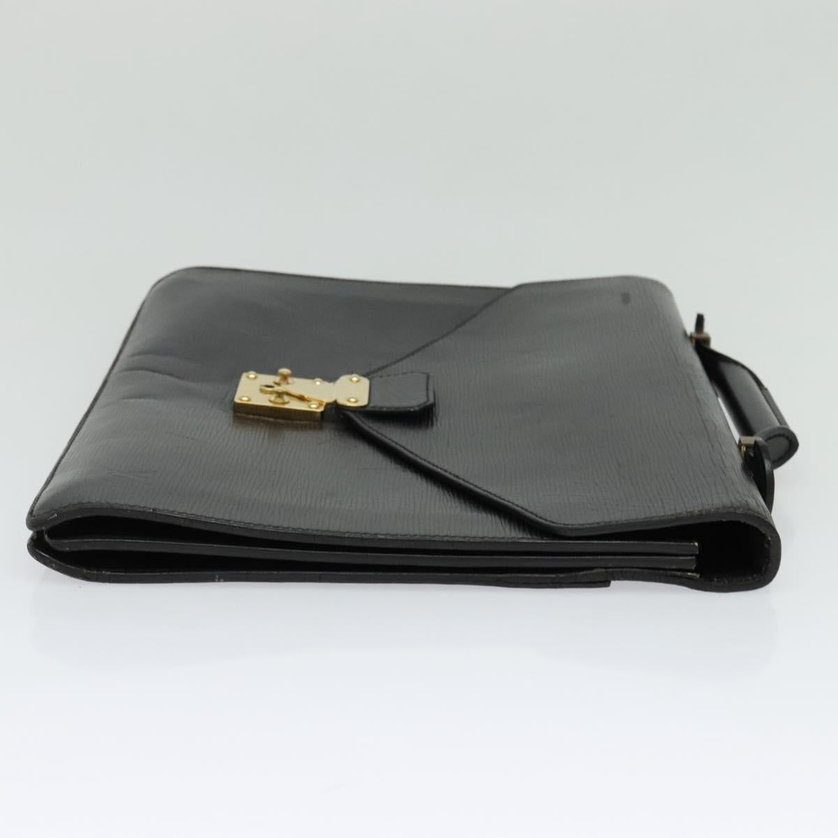 LOUIS VUITTON Epi Serviette Conseiller Bag Vintage Black M54422 LV Auth 129457