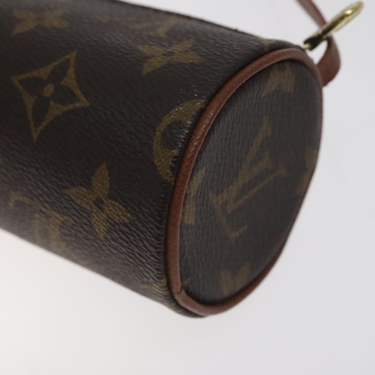 LOUIS VUITTON Monogram Papillon Pouch LV Auth 129460