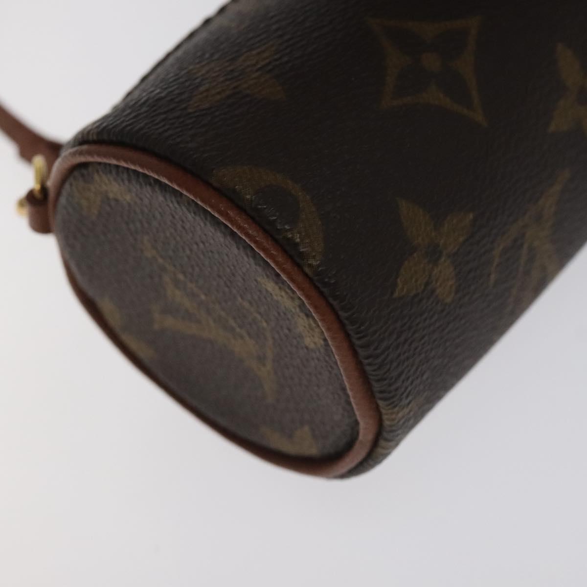 LOUIS VUITTON Monogram Papillon Pouch LV Auth 129460