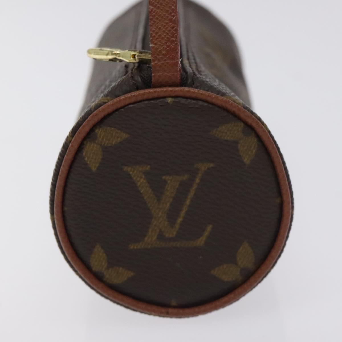 LOUIS VUITTON Monogram Papillon Pouch LV Auth 129460