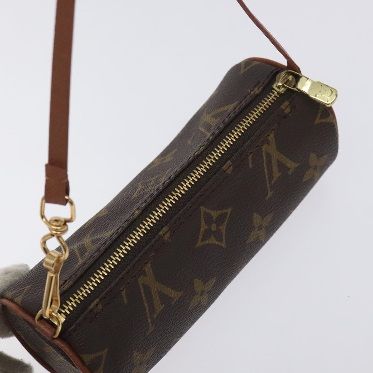 LOUIS VUITTON Monogram Papillon Pouch LV Auth 129460
