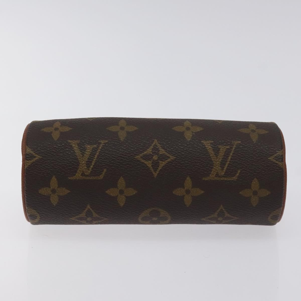 LOUIS VUITTON Monogram Papillon Pouch LV Auth 129460