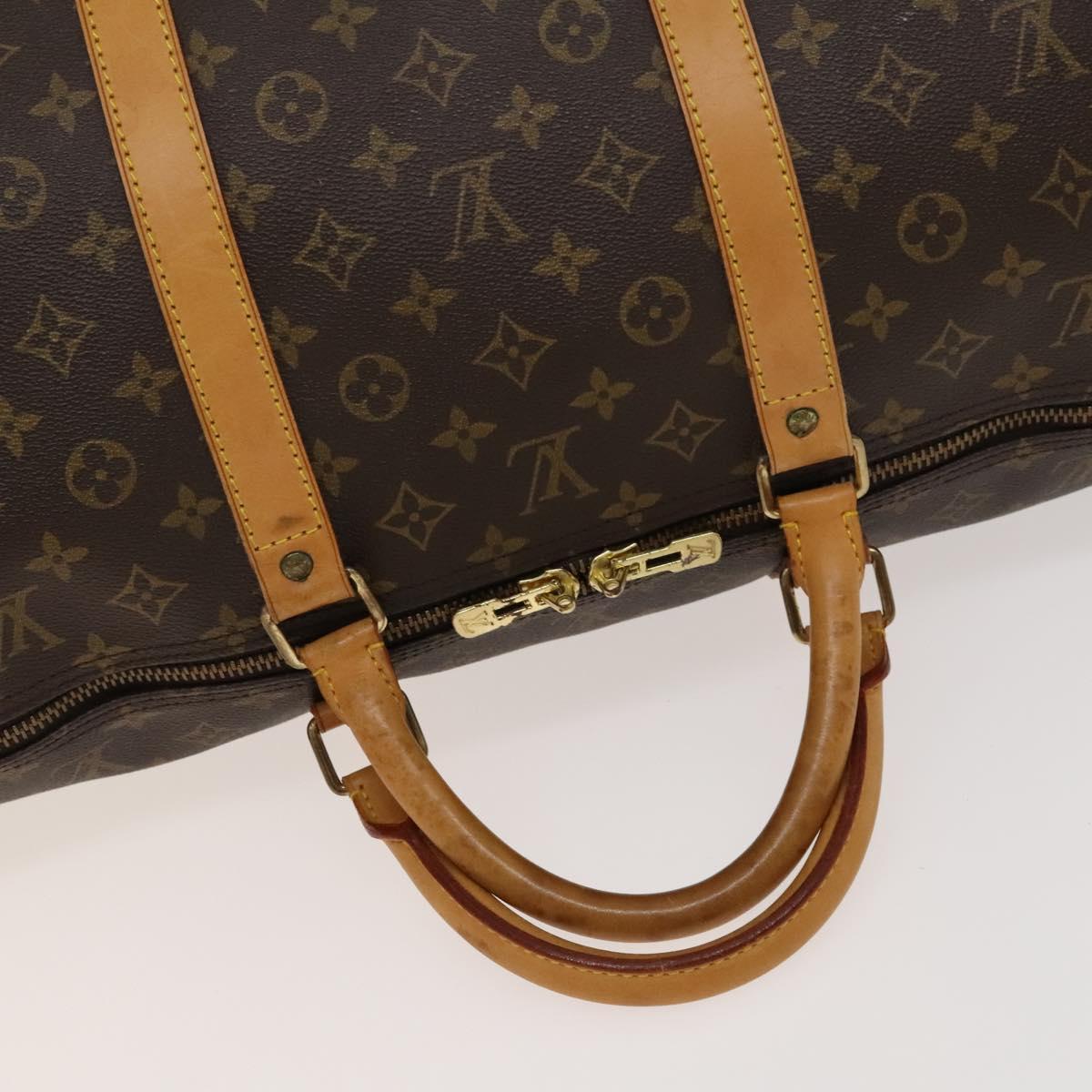 LOUIS VUITTON Monogram Keepall 60 Boston Bag M41422 LV Auth 129461