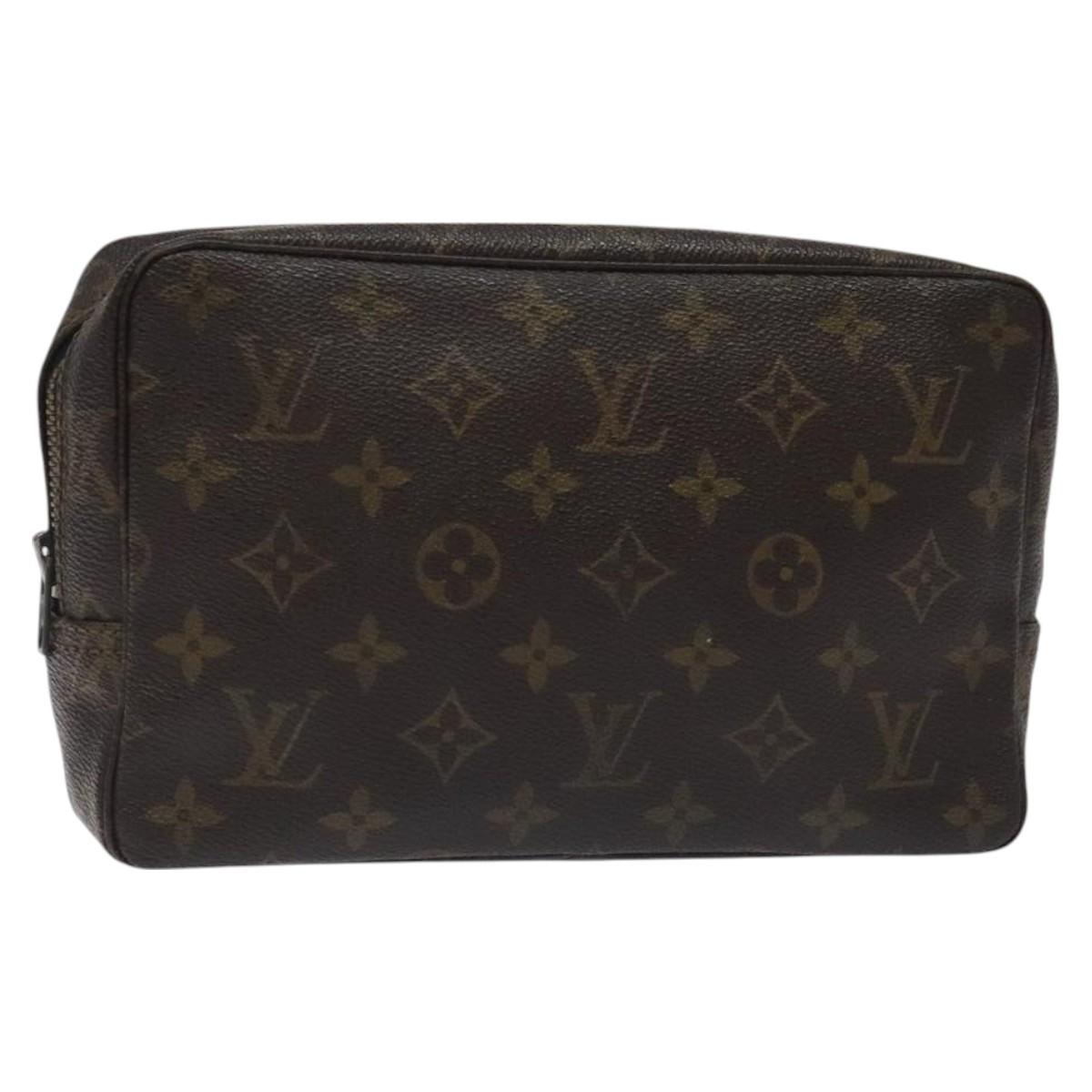 LOUIS VUITTON Monogram Trousse Toilette 23 Clutch Bag Vintage M47524 Auth 129463