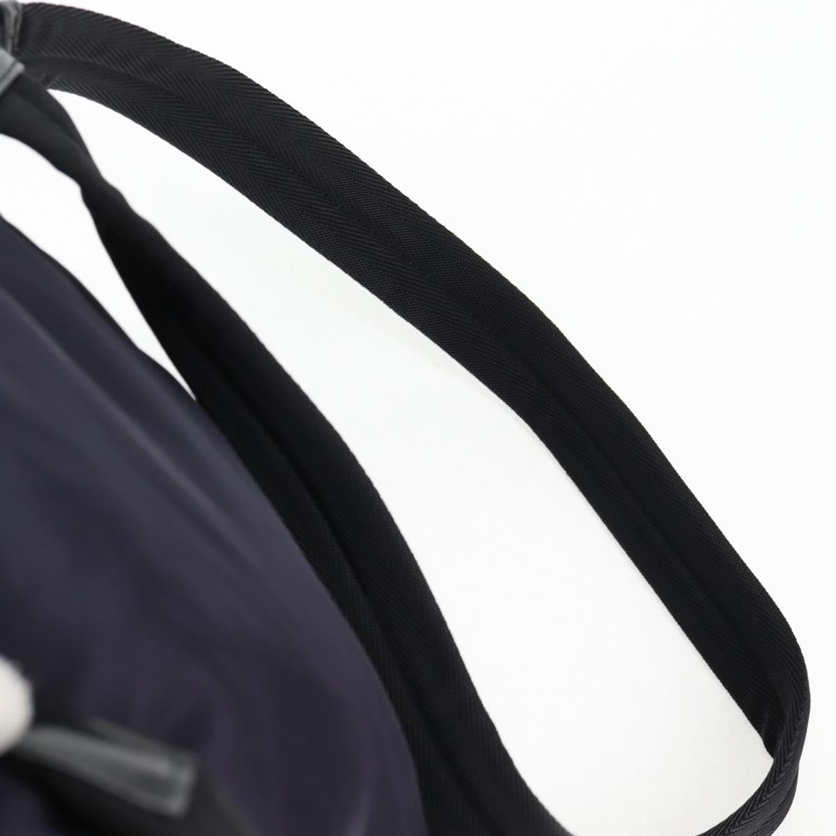 PRADA Backpack Nylon Purple Silver Auth 129478V