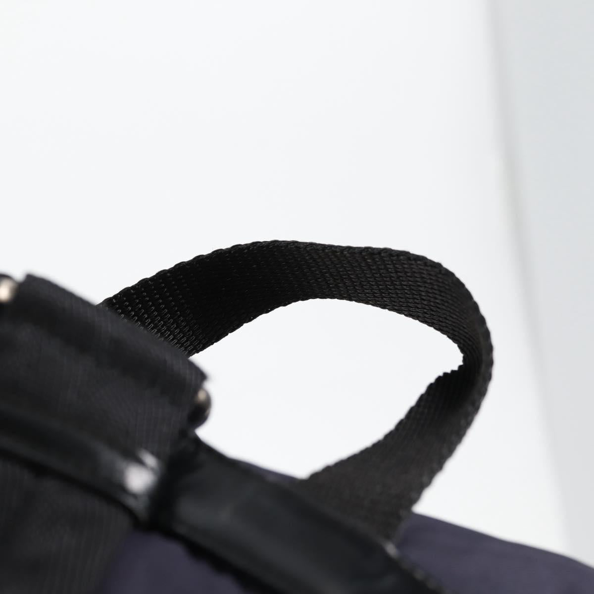 PRADA Backpack Nylon Purple Silver Auth 129478V