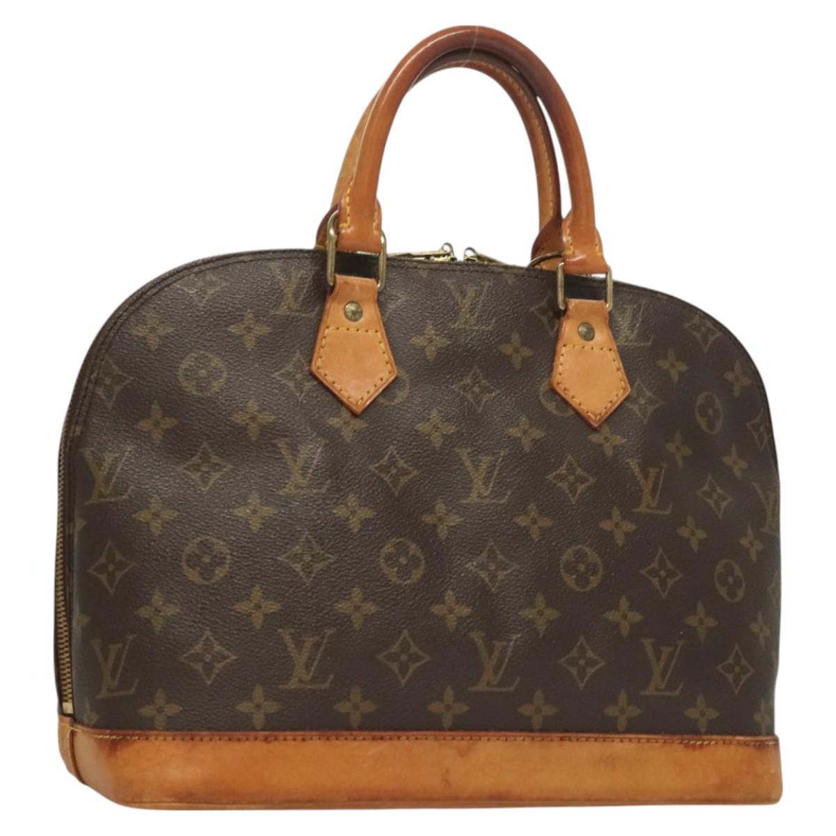 LOUIS VUITTON Monogram Alma Hand Bag M51130 LV Auth 129507
