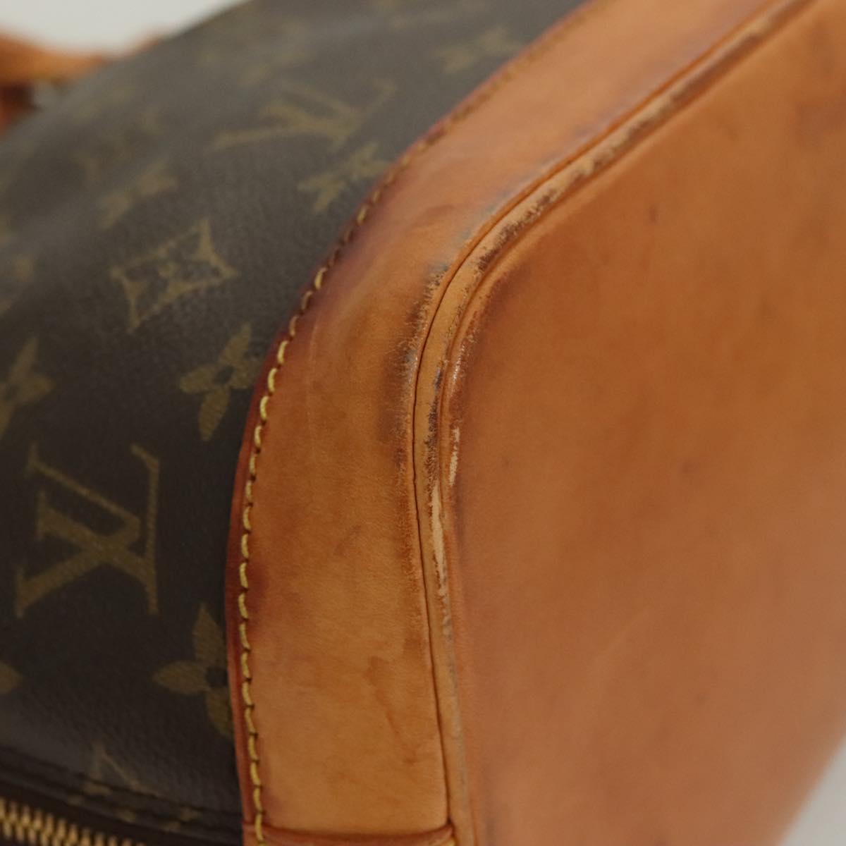LOUIS VUITTON Monogram Alma Hand Bag M51130 LV Auth 129507