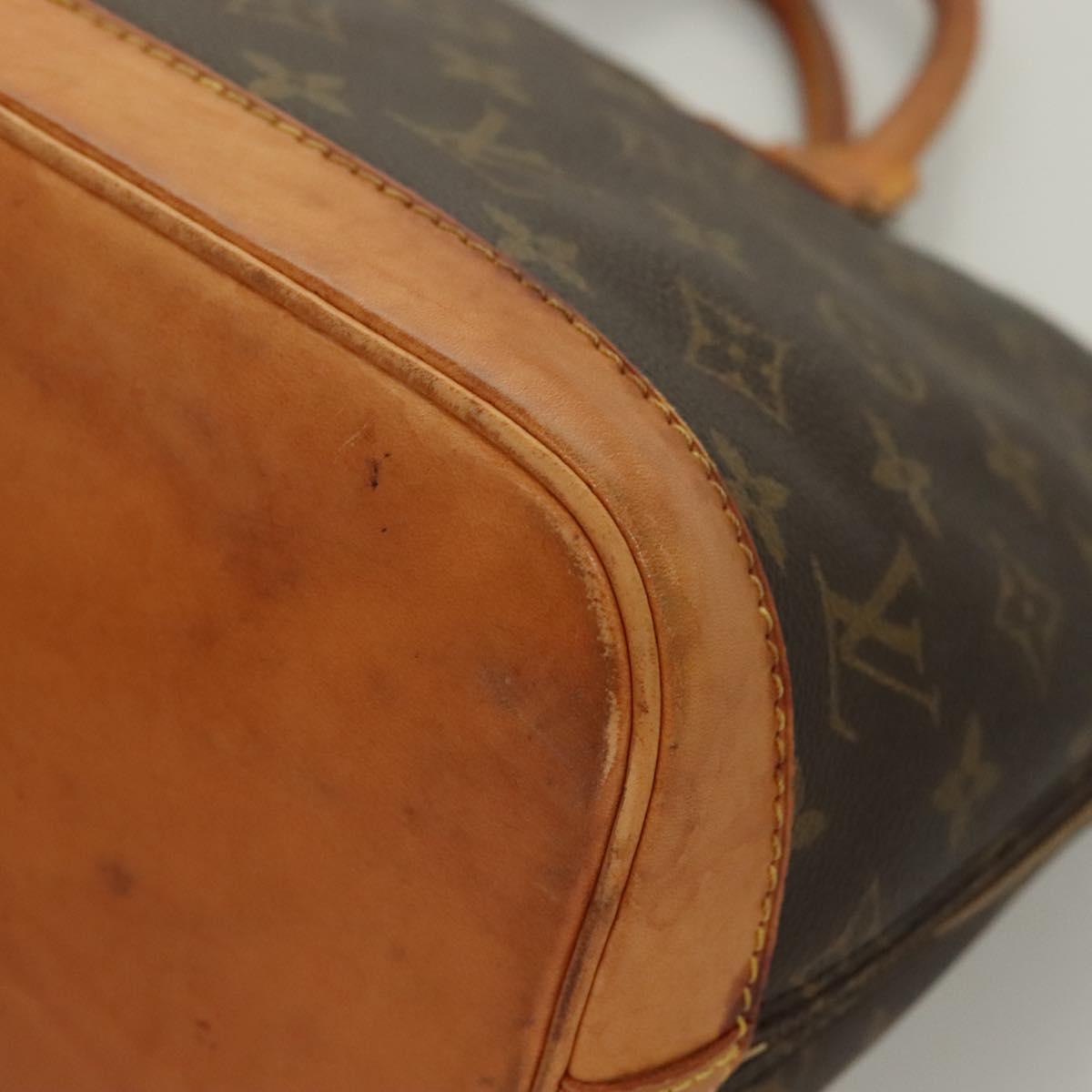 LOUIS VUITTON Monogram Alma Hand Bag M51130 LV Auth 129507