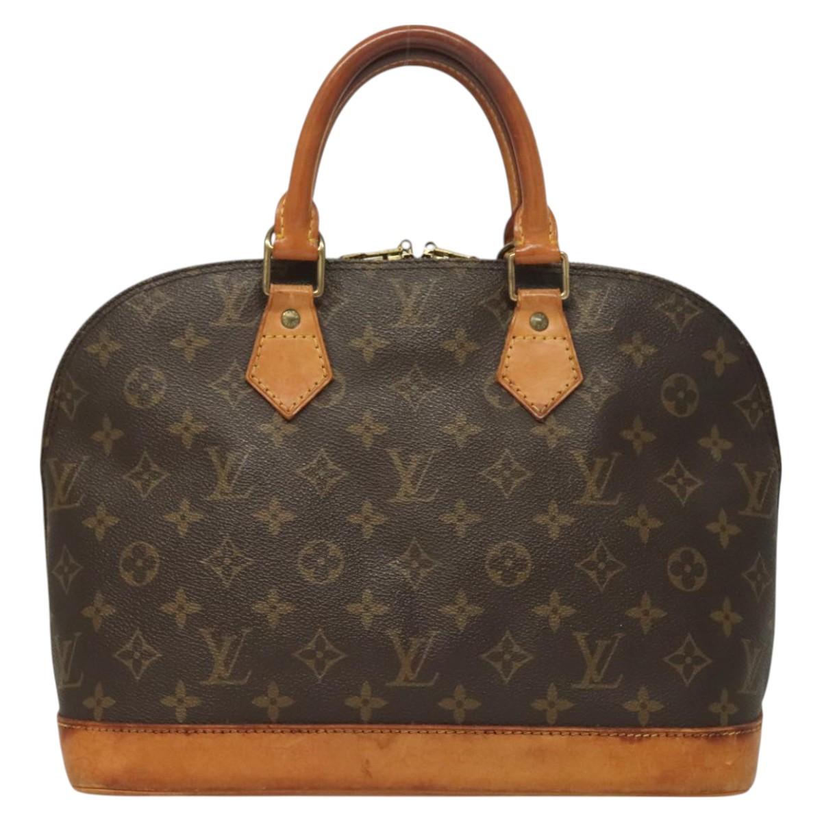 LOUIS VUITTON Monogram Alma Hand Bag M51130 LV Auth 129507