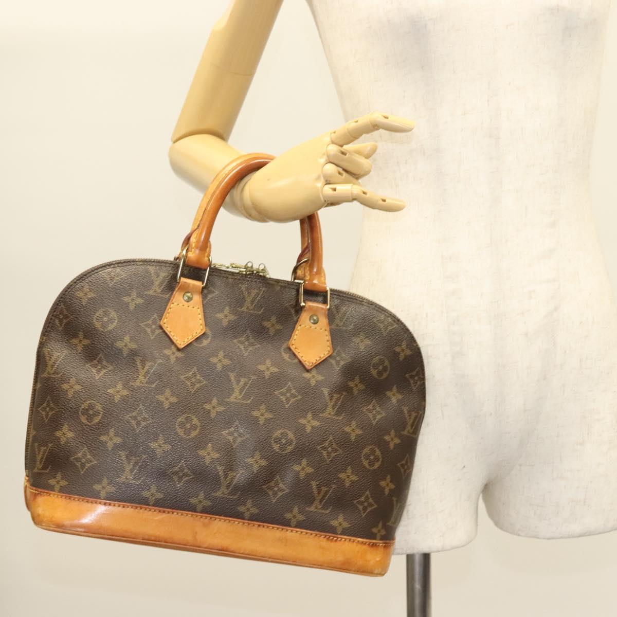 LOUIS VUITTON Monogram Alma Hand Bag M51130 LV Auth 129507