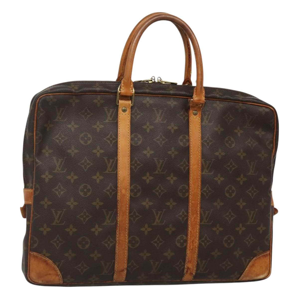 LOUIS VUITTON Monogram Porte Documents Voyage Business Bag M52005 Auth 129534