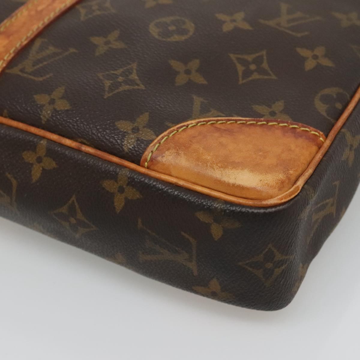 LOUIS VUITTON Monogram Porte Documents Voyage Business Bag M52005 Auth 129534