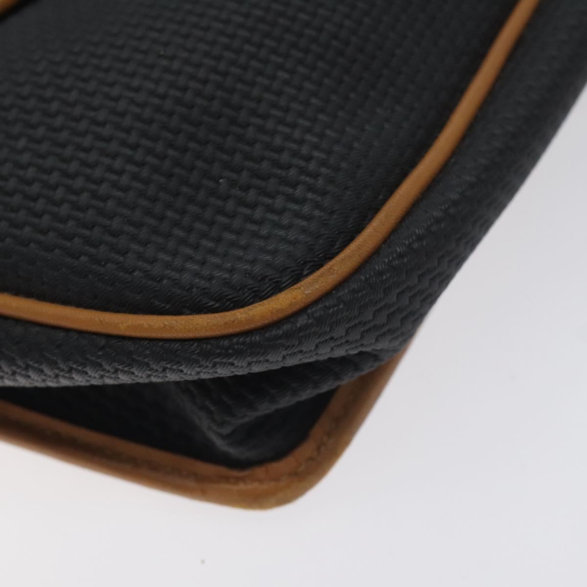 SAINT LAURENT Shoulder Bag PVC Canvas Navy Auth 129550