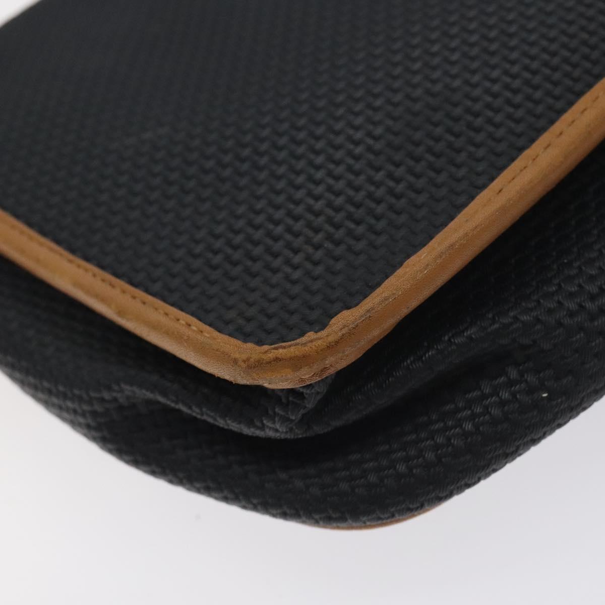 SAINT LAURENT Shoulder Bag PVC Canvas Navy Auth 129550