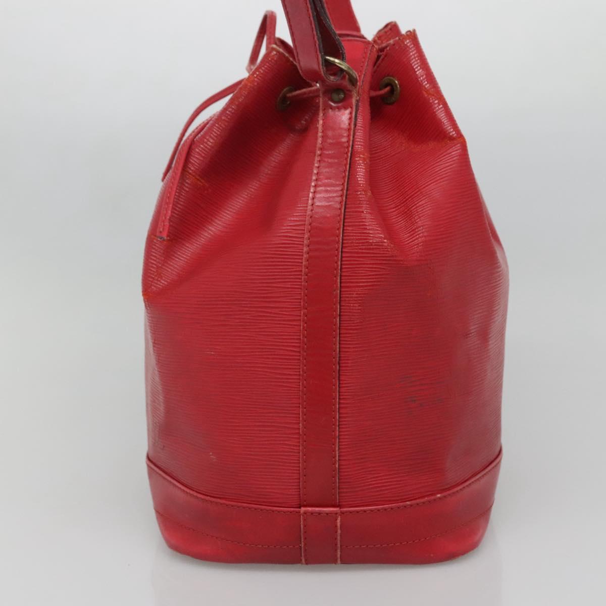 LOUIS VUITTON Epi Petit Noe Shoulder Bag Red M44107 LV Auth 129608