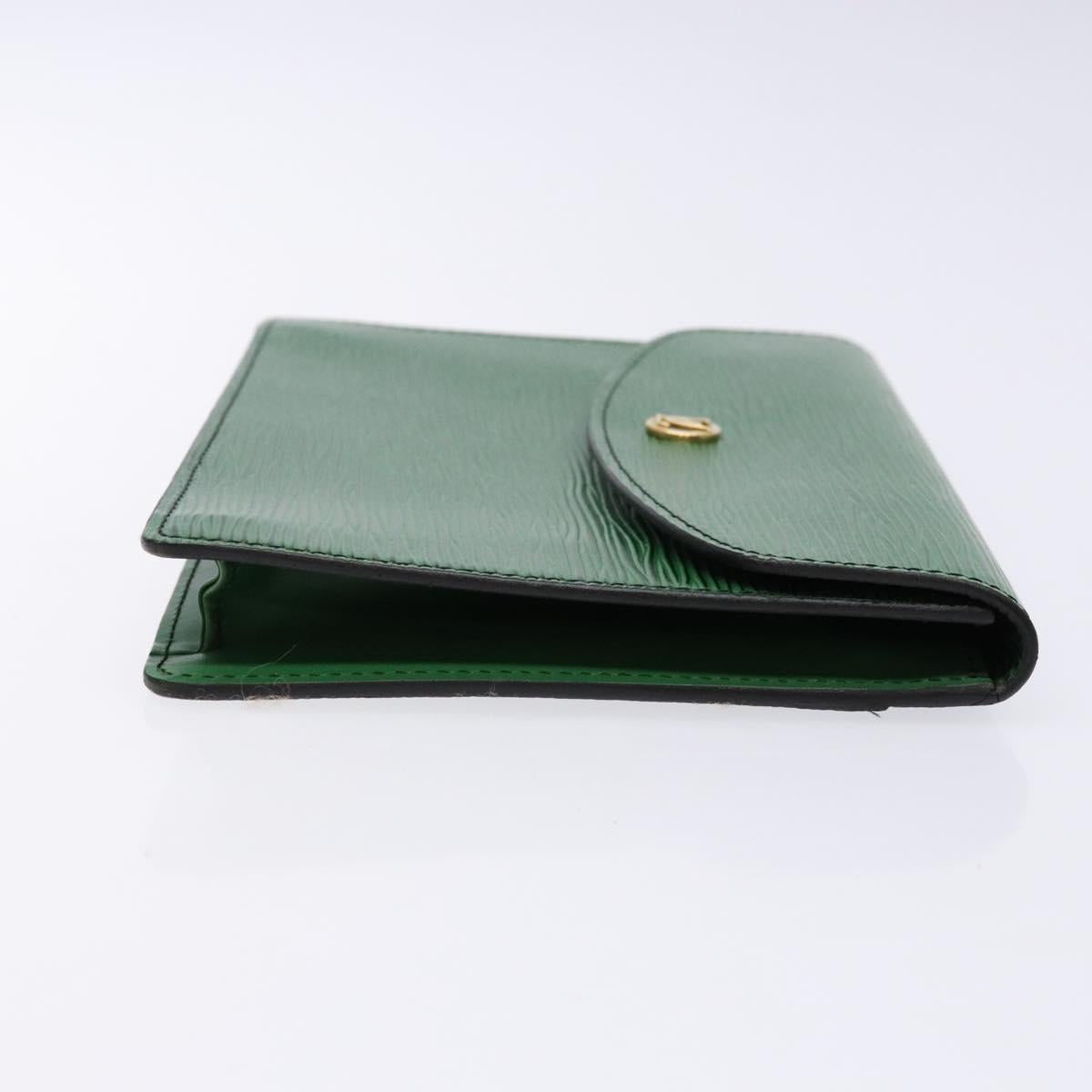 LOUIS VUITTON Epi Montaigne 23 Clutch Bag Green M52664 LV Auth 129609