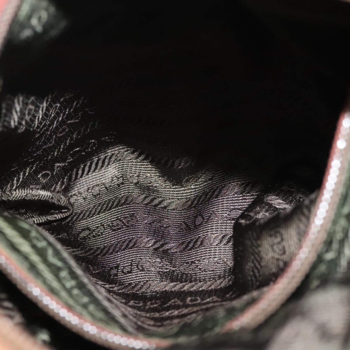 PRADA Tote Bag Nylon Green Auth 129642