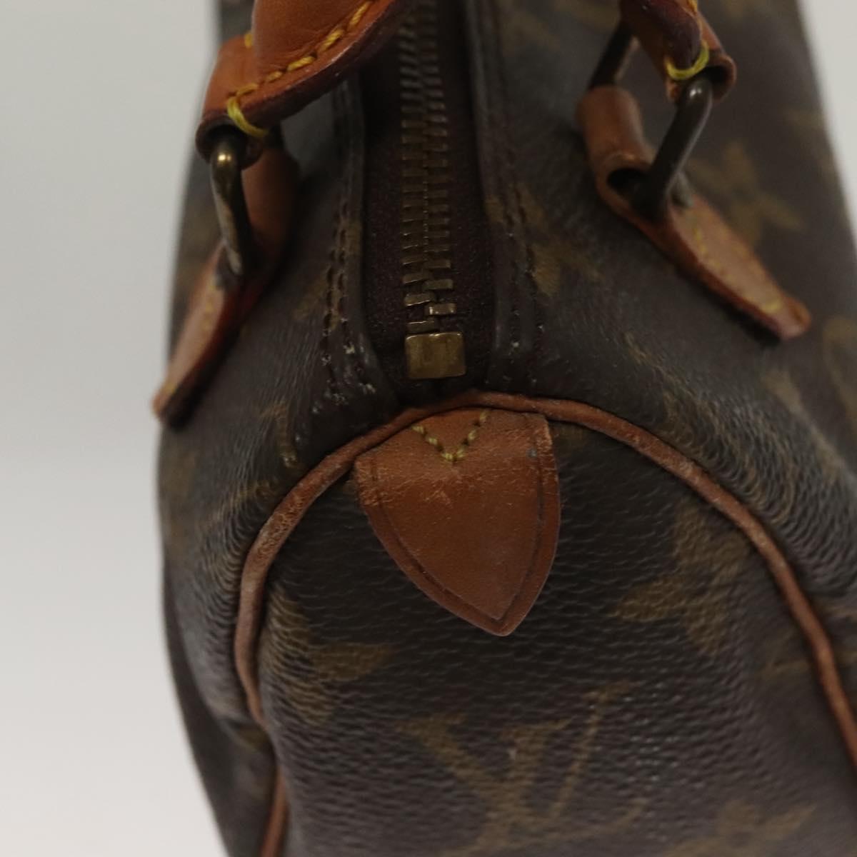 LOUIS VUITTON Monogram Mini Speedy Hand Bag M41534 LV Auth 129662
