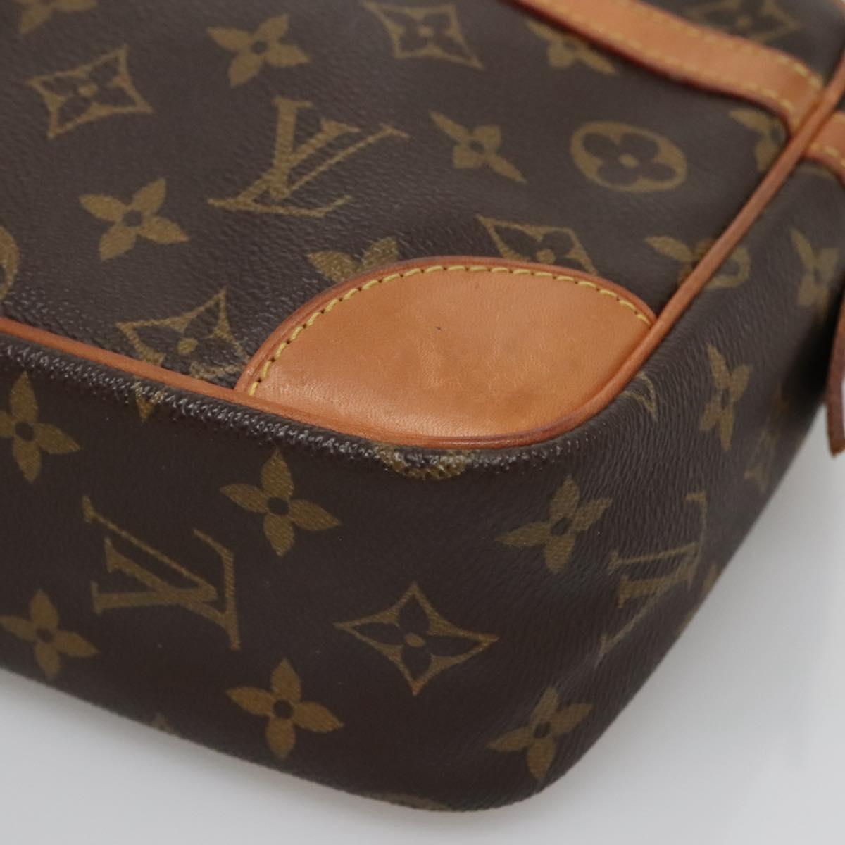 LOUIS VUITTON Monogram Compiegne 28 Clutch Bag M51845 LV Auth 129666