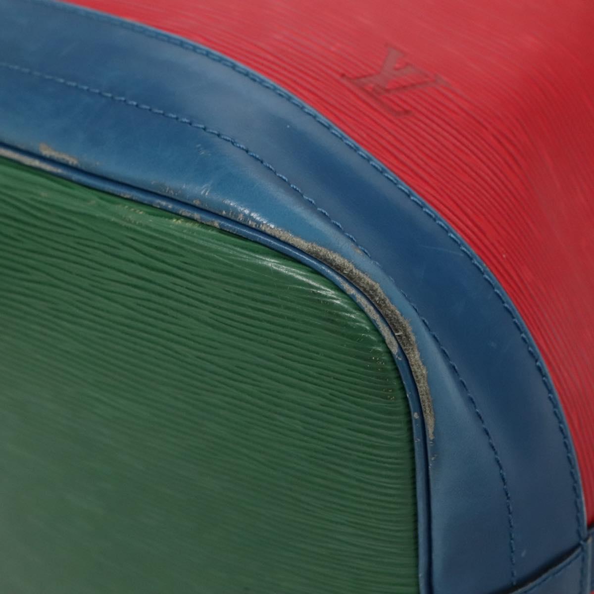 LOUIS VUITTON Epi Toriko Color Noe Bag Red Blue Green M44084 LV Auth 129671