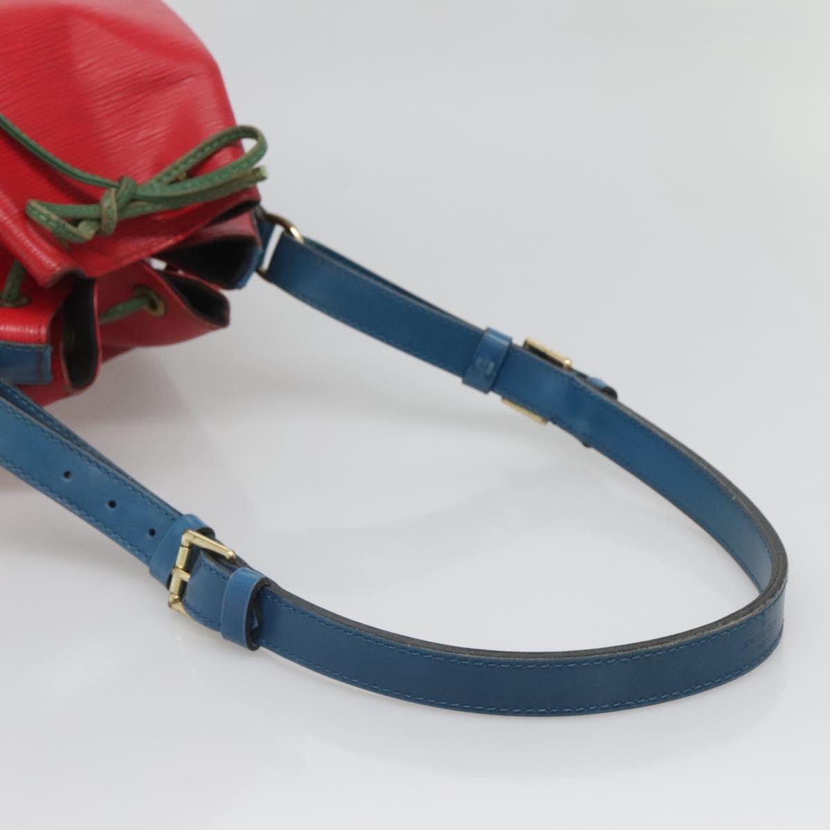 LOUIS VUITTON Epi Toriko Color Noe Bag Red Blue Green M44084 LV Auth 129671