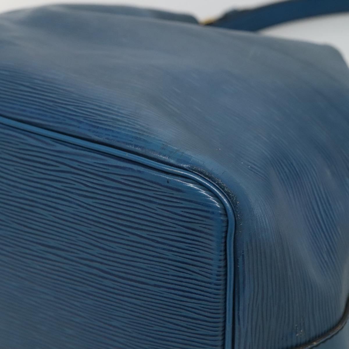 LOUIS VUITTON Epi Petit Noe Shoulder Bag Blue M44105 LV Auth 129672