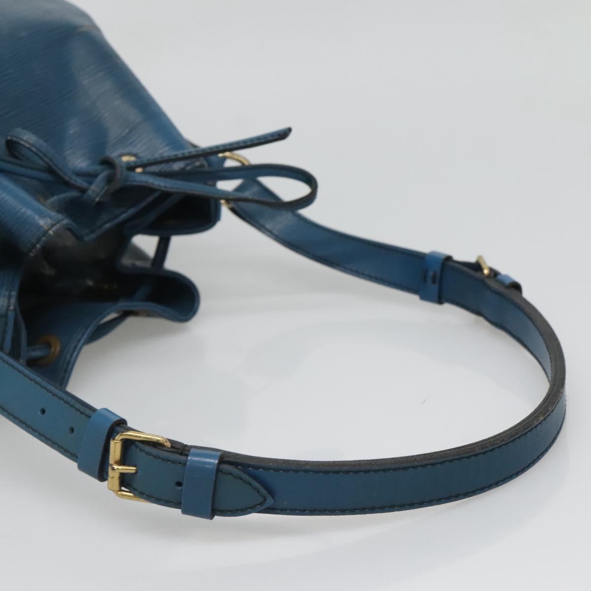 LOUIS VUITTON Epi Petit Noe Shoulder Bag Blue M44105 LV Auth 129672