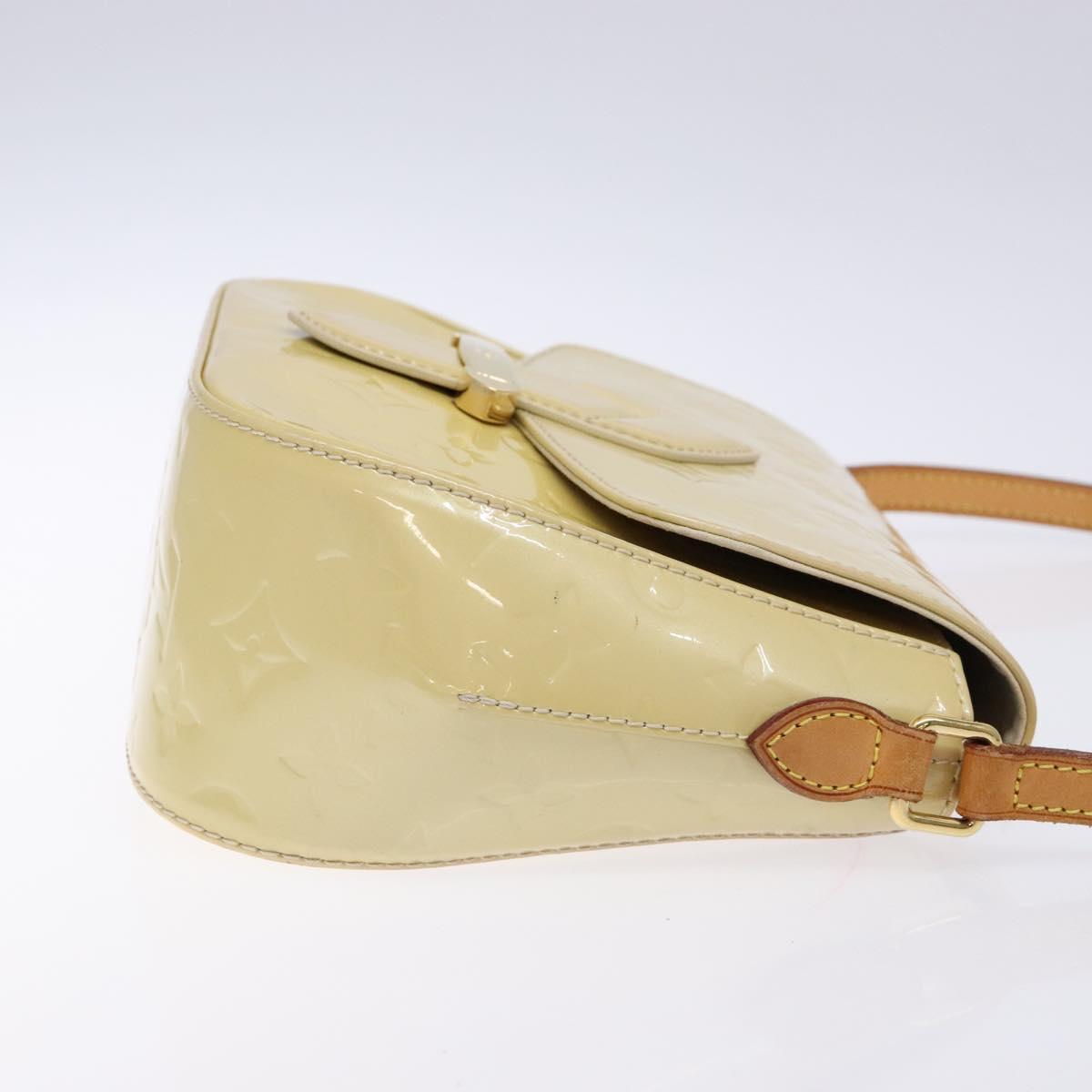 LOUIS VUITTON Vernis Bell Flower GM Shoulder Bag Broncorail M91706 Auth 129676