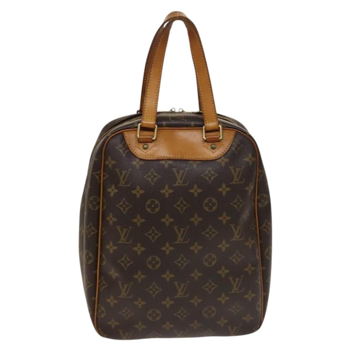 LOUIS VUITTON Monogram Excursion Hand Bag M41450 LV Auth 129716