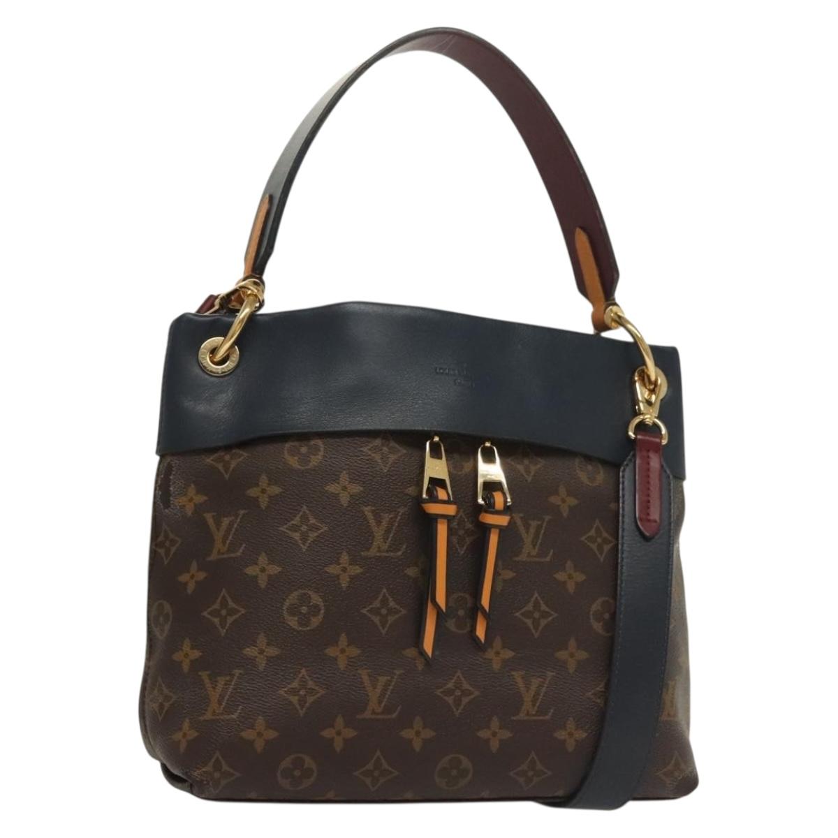 LOUIS VUITTON Monogram Tuile Reevess Shoulder Bag 2way M43441 LV Auth 129721