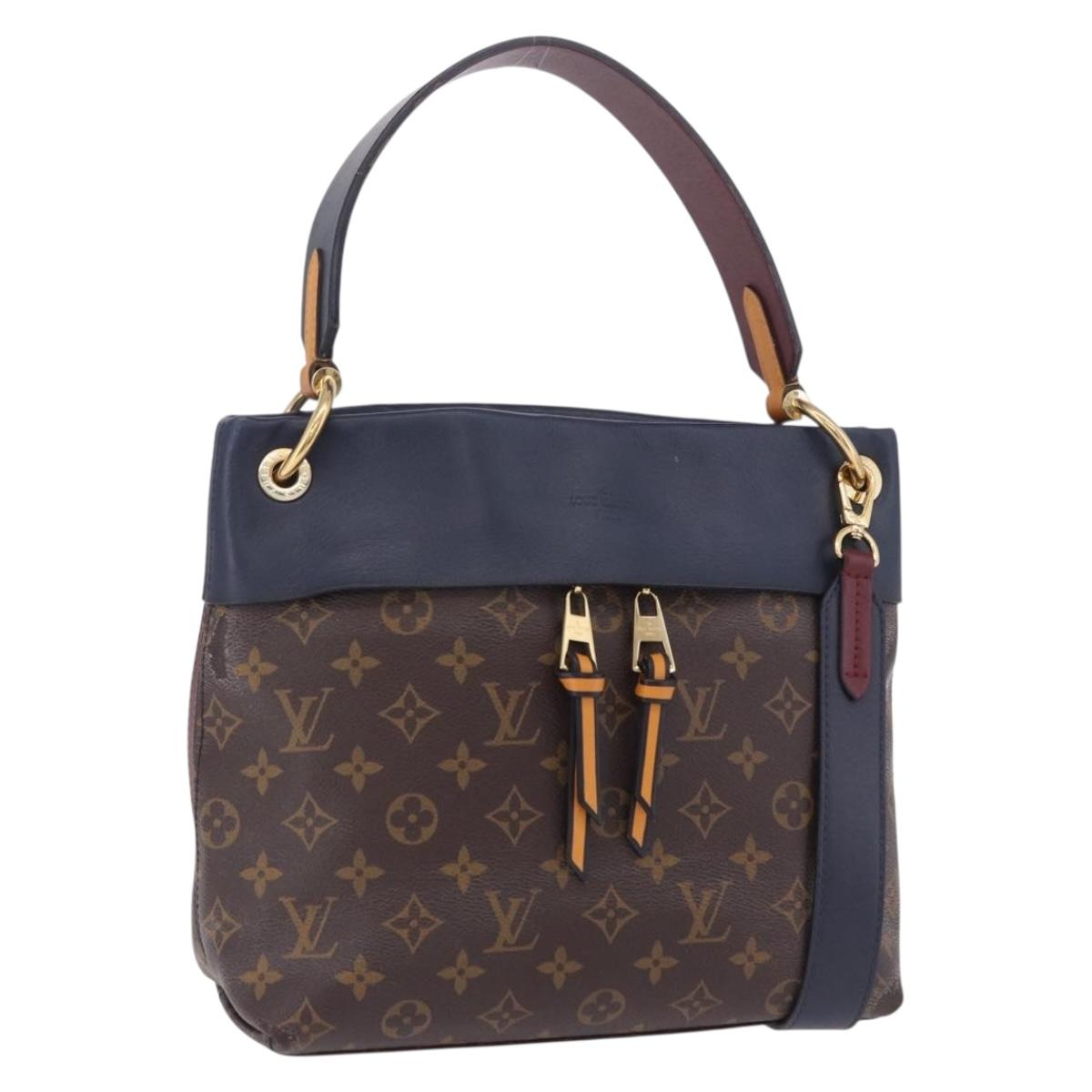 LOUIS VUITTON Monogram Tuile Reevess Shoulder Bag 2way M43441 LV Auth 129721