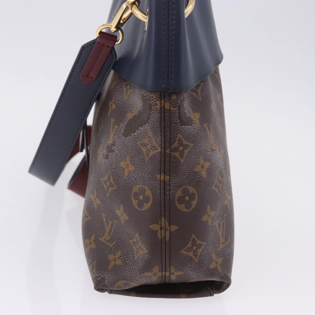 LOUIS VUITTON Monogram Tuile Reevess Shoulder Bag 2way M43441 LV Auth 129721