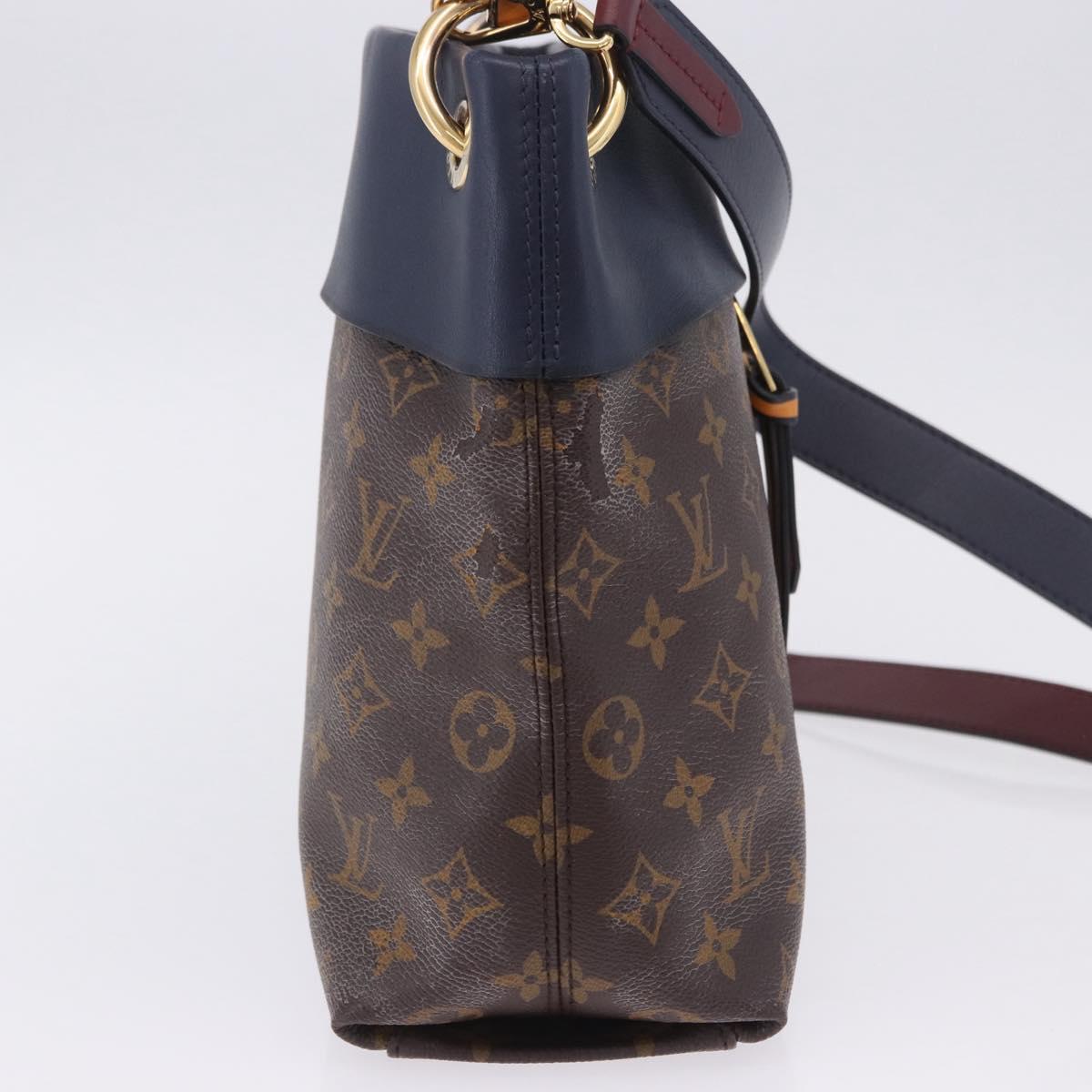 LOUIS VUITTON Monogram Tuile Reevess Shoulder Bag 2way M43441 LV Auth 129721