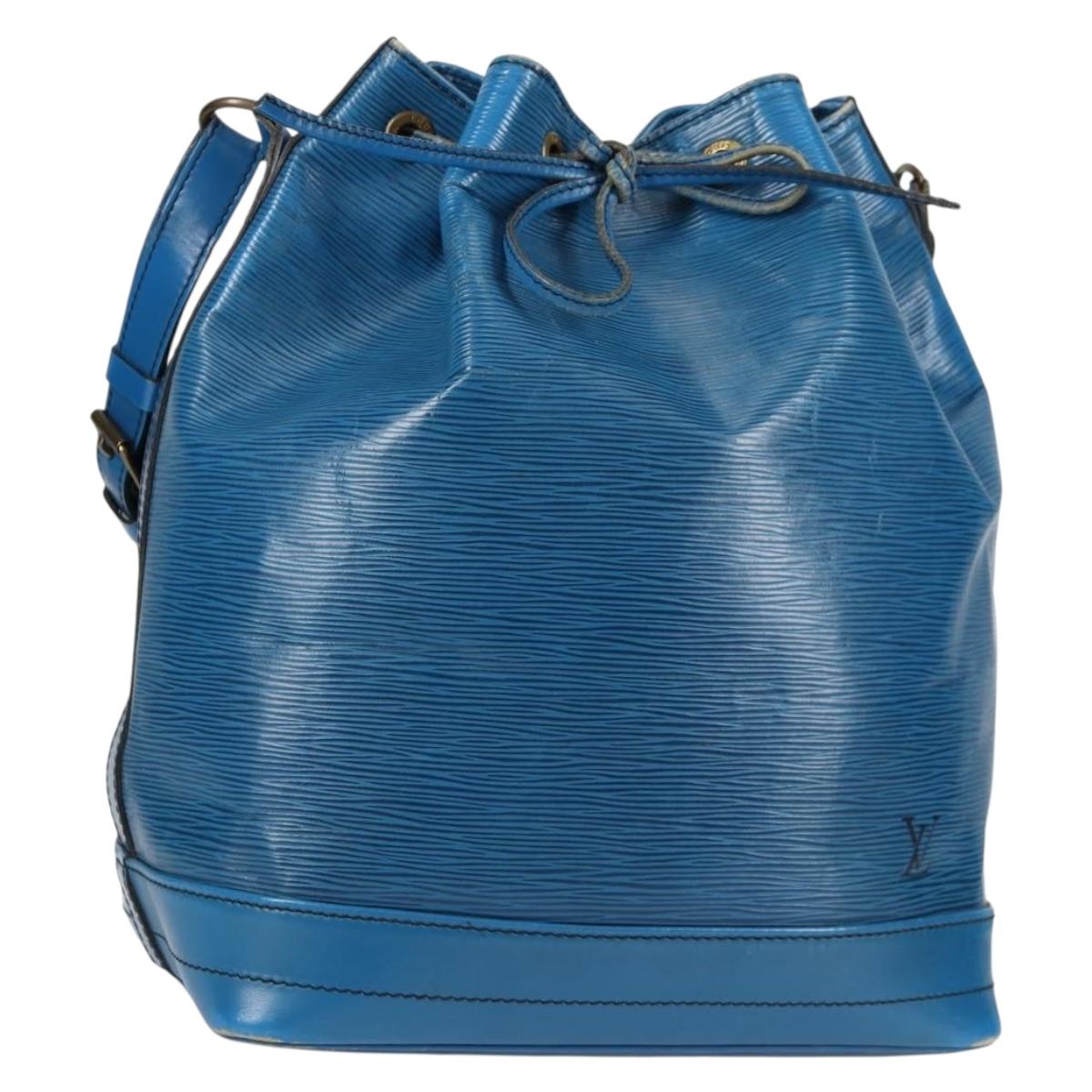 LOUIS VUITTON Epi Noe Shoulder Bag Toledo Blue M44005 LV Auth 129725