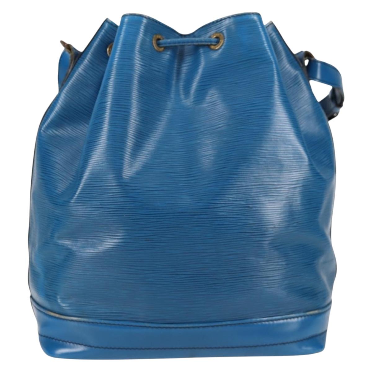 LOUIS VUITTON Epi Noe Shoulder Bag Toledo Blue M44005 LV Auth 129725
