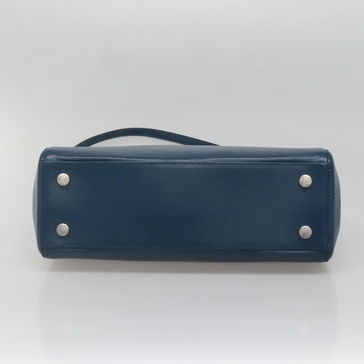 LOUIS VUITTON Epi Blair MM Hand Bag 2way Safir M40964 LV Auth 129726