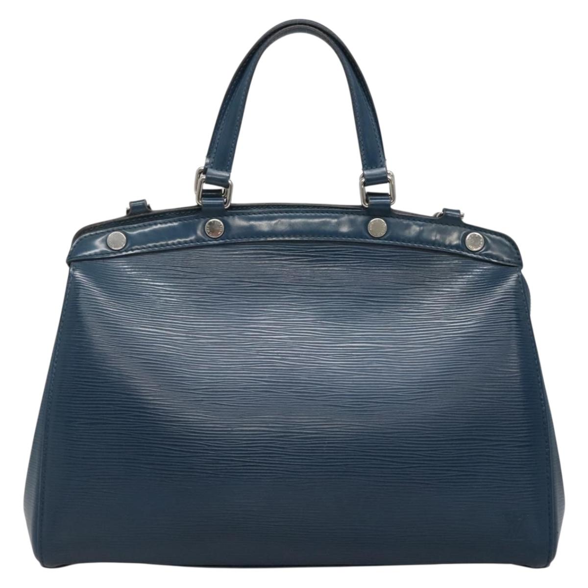 LOUIS VUITTON Epi Blair MM Hand Bag 2way Safir M40964 LV Auth 129726