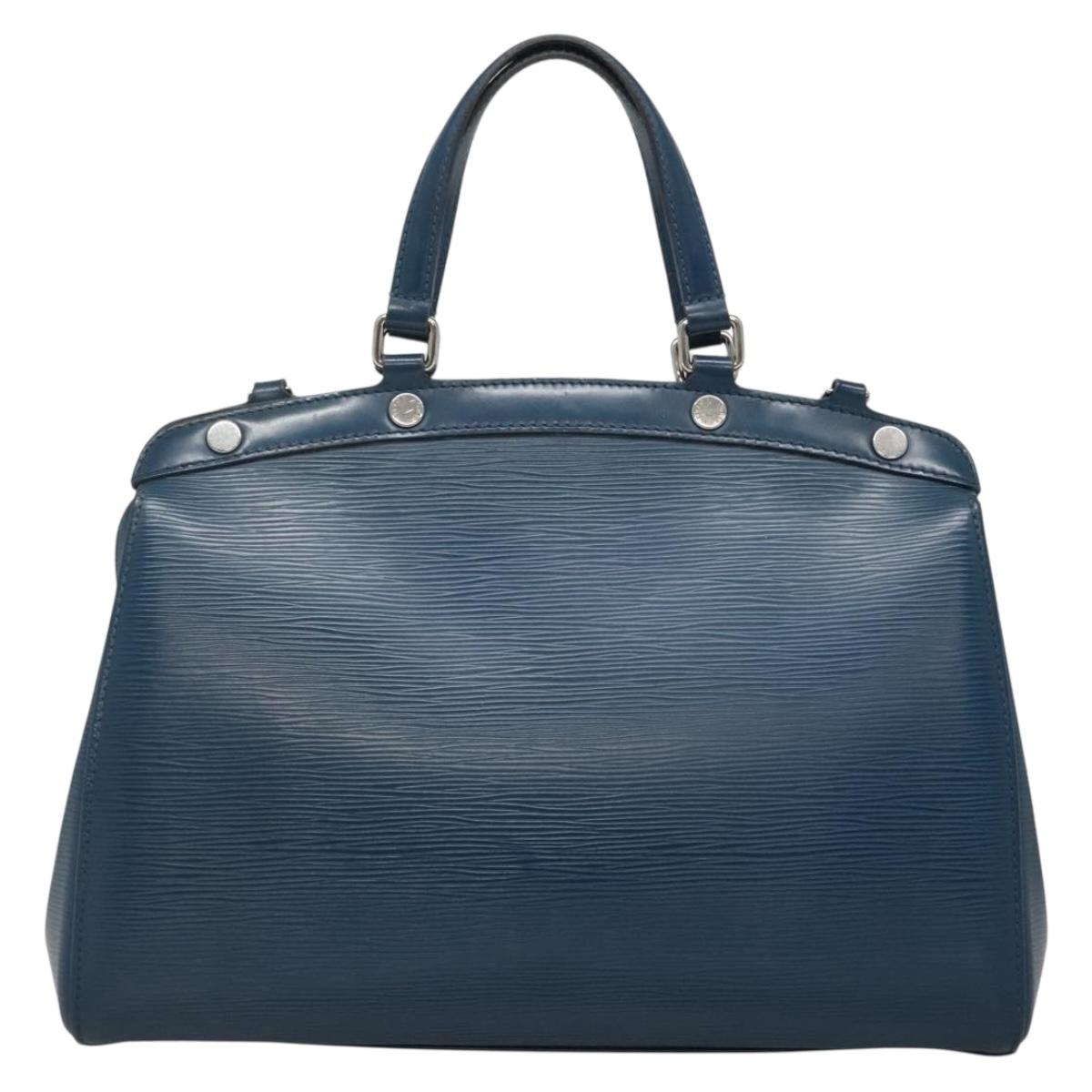 LOUIS VUITTON Epi Blair MM Hand Bag 2way Safir M40964 LV Auth 129726