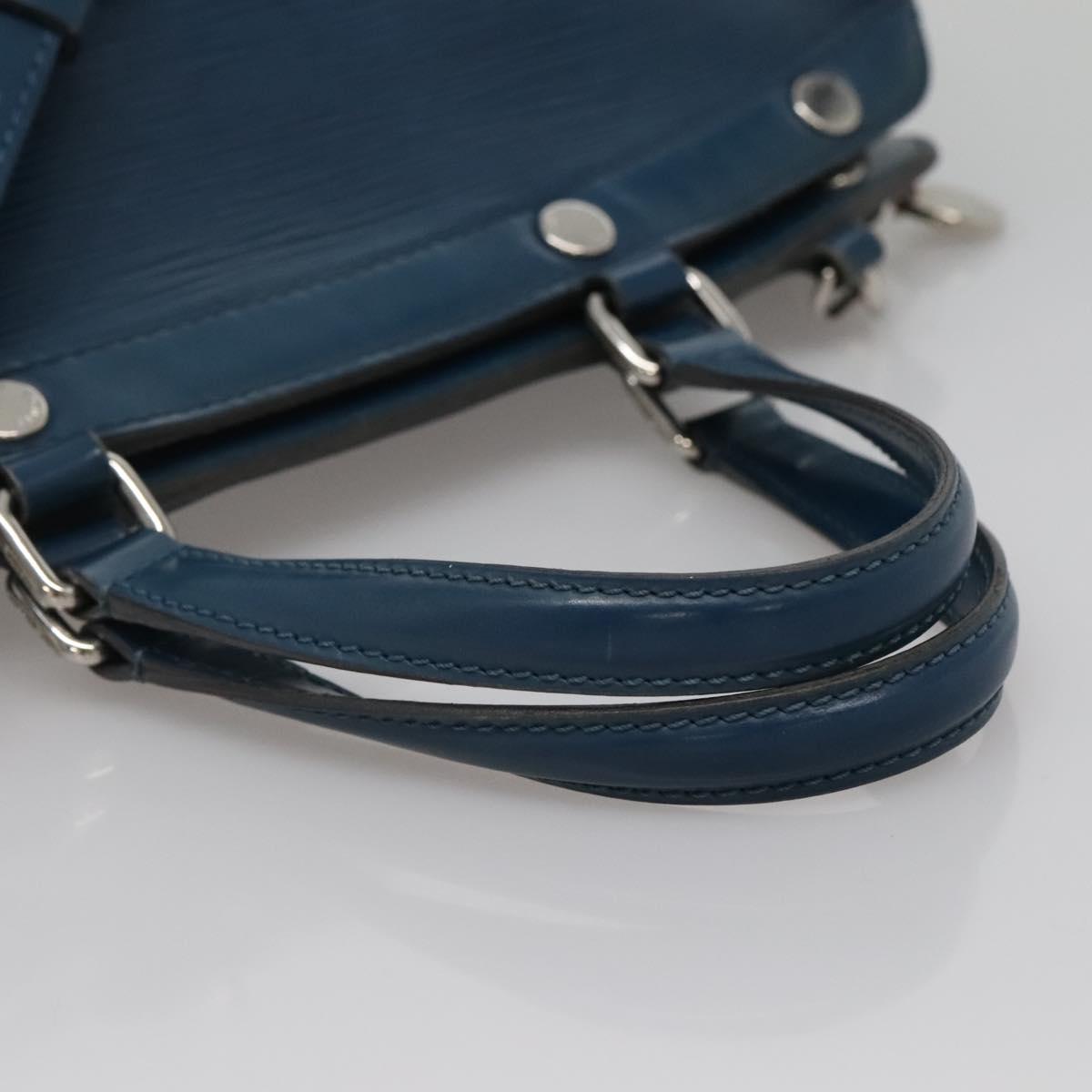 LOUIS VUITTON Epi Blair MM Hand Bag 2way Safir M40964 LV Auth 129726