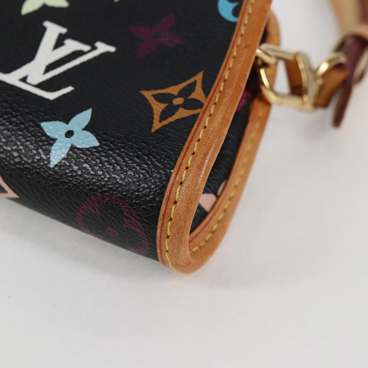 LOUIS VUITTON Monogram Multicolor Shirley Shoulder Bag Black M40050 Auth 129733V