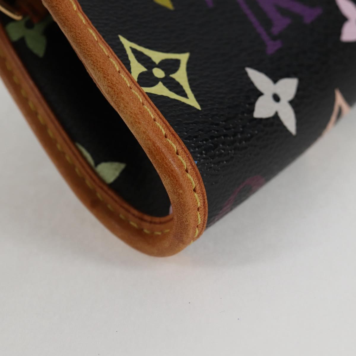 LOUIS VUITTON Monogram Multicolor Shirley Shoulder Bag Black M40050 Auth 129733V