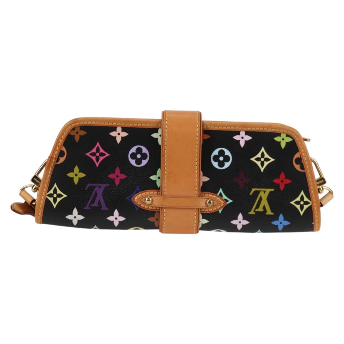 LOUIS VUITTON Monogram Multicolor Shirley Shoulder Bag Black M40050 Auth 129733V