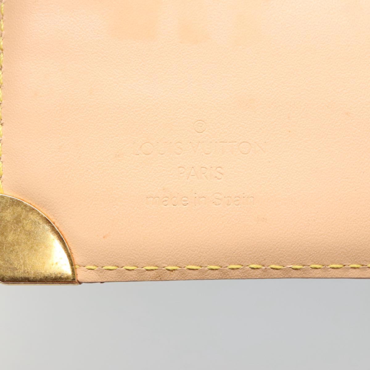 LOUIS VUITTON Multicolor Agenda PM Day Planner Cover Black R20895 Auth 129749