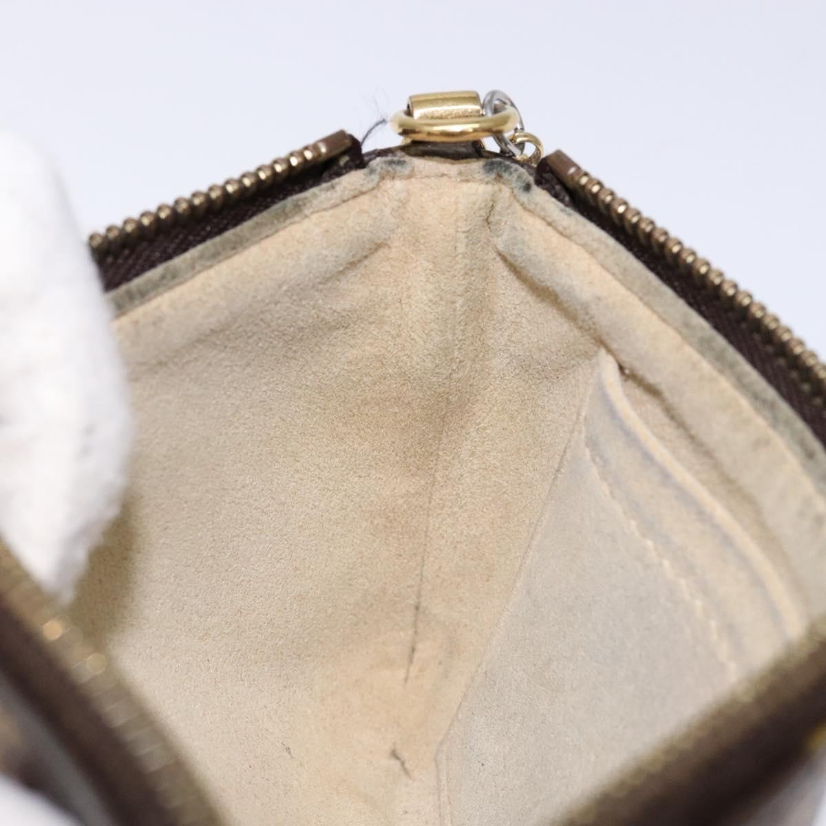 LOUIS VUITTON Monogram Chain Pochette Mila MM Accessory Pouch M60094 Auth 129774