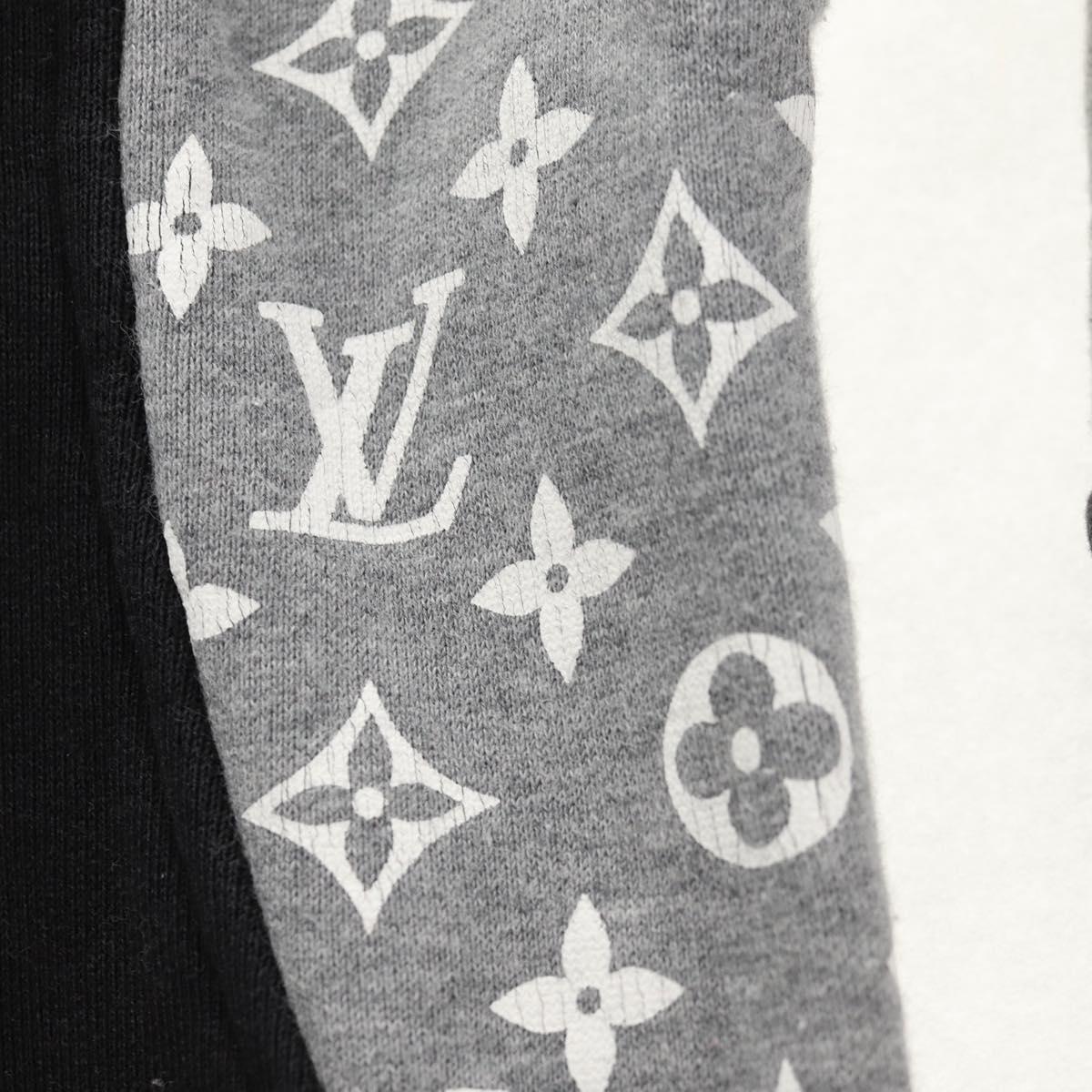 LOUIS VUITTON Parker Cotton XL White LV Auth 129781M