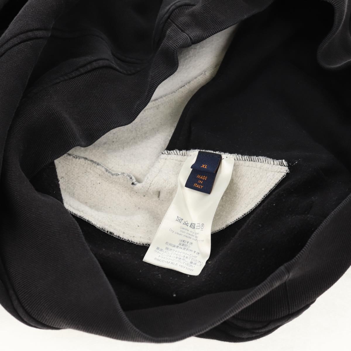 LOUIS VUITTON Parker Cotton XL White LV Auth 129781M