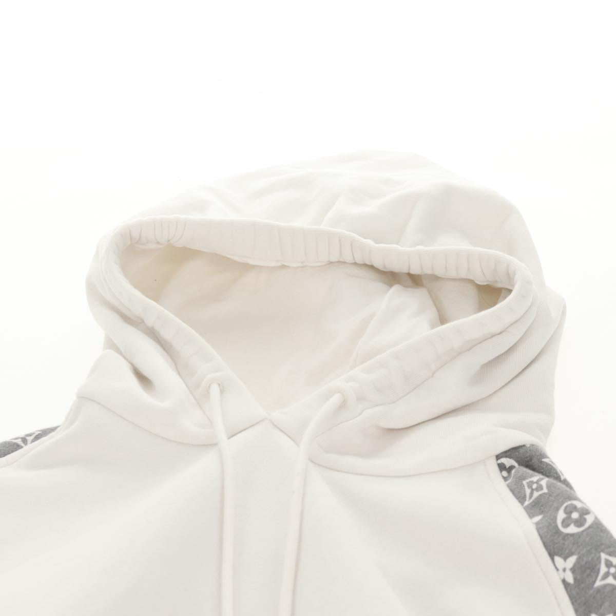 LOUIS VUITTON Parker Cotton XL White LV Auth 129781M